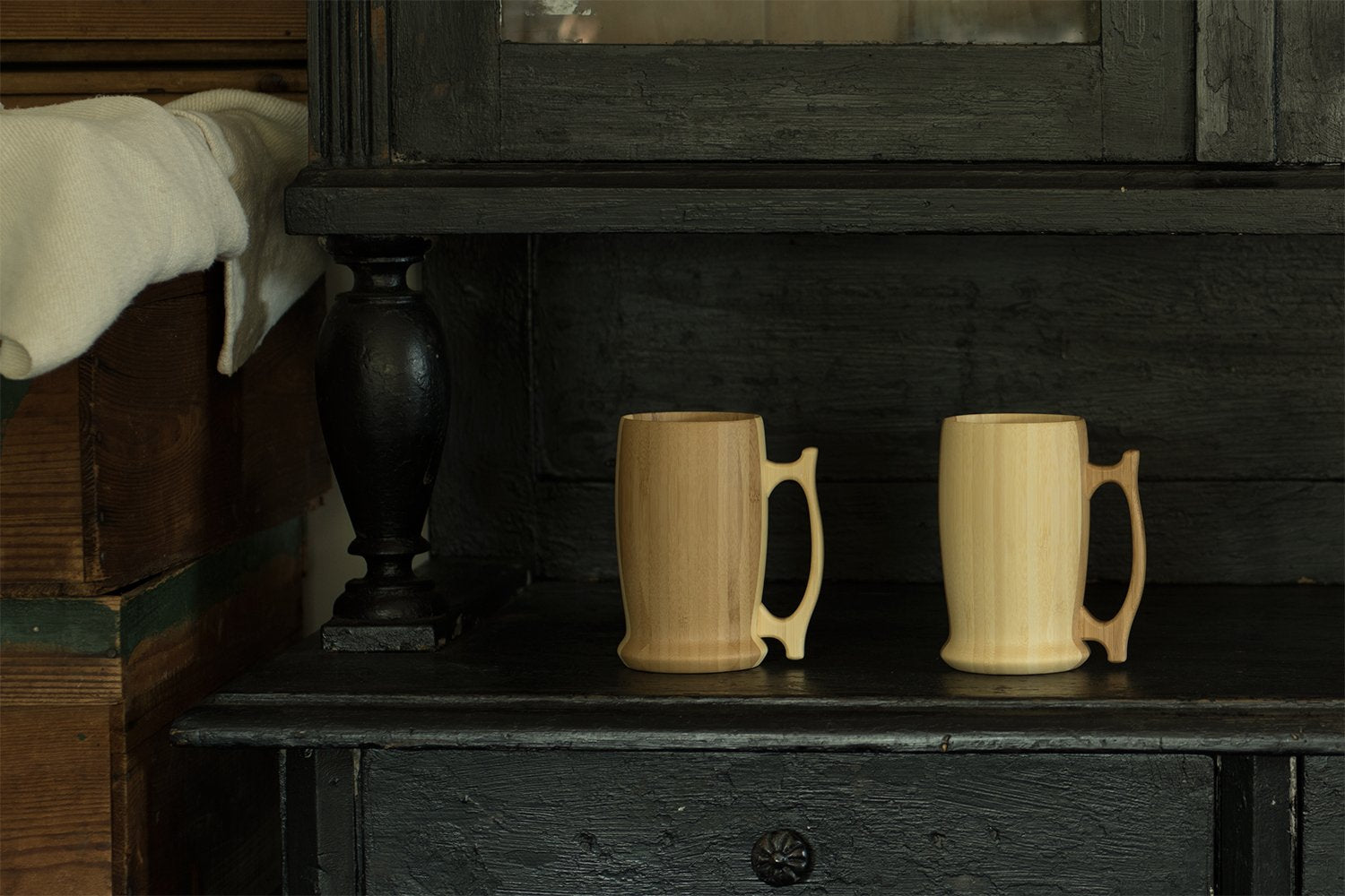 Riveret 500Ml Beer Mug White Rv-204W Japan - Dishwasher Safe