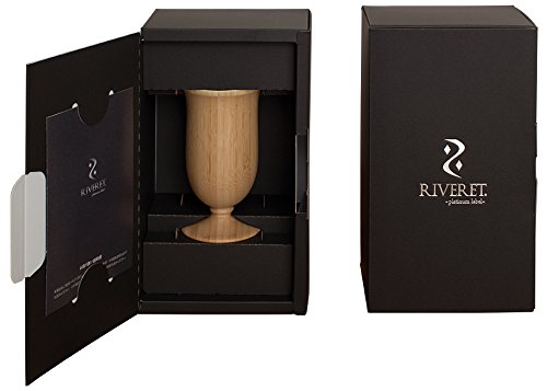 Riveret Japan Glass Campanula 250Ml Bamboo Dishwasher Safe Brown Rv-109B Vessel