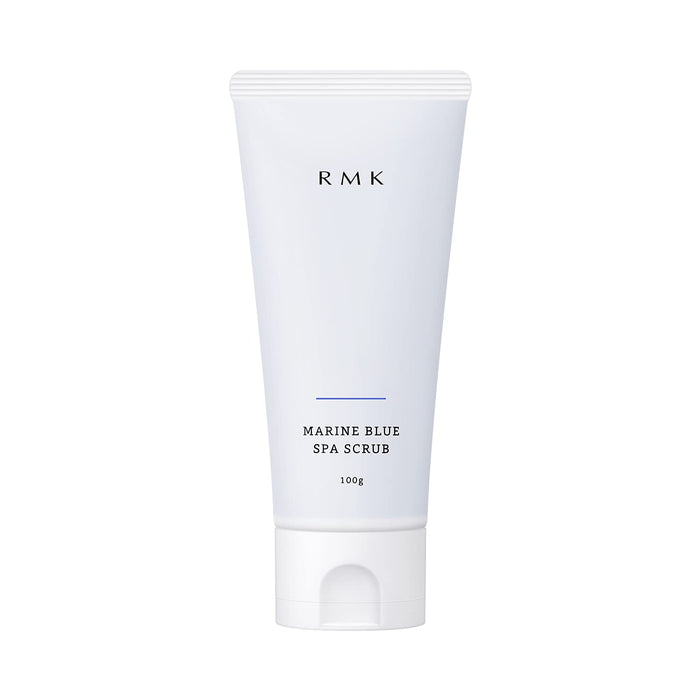 Rmk Marine Blue Home Spa Face Wash Gel Scrub 100g - Keratin Treatment for Pores & Blackheads