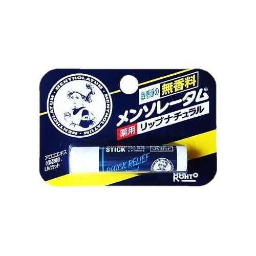 Rohto Mentholatum Medicated lip natural 4.5G