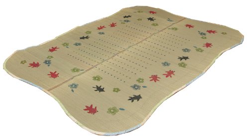 Ikehiko Corporation Rush Rug Dx Flower Goldfish Deformation Blue 176X230Cm Japan 8107210