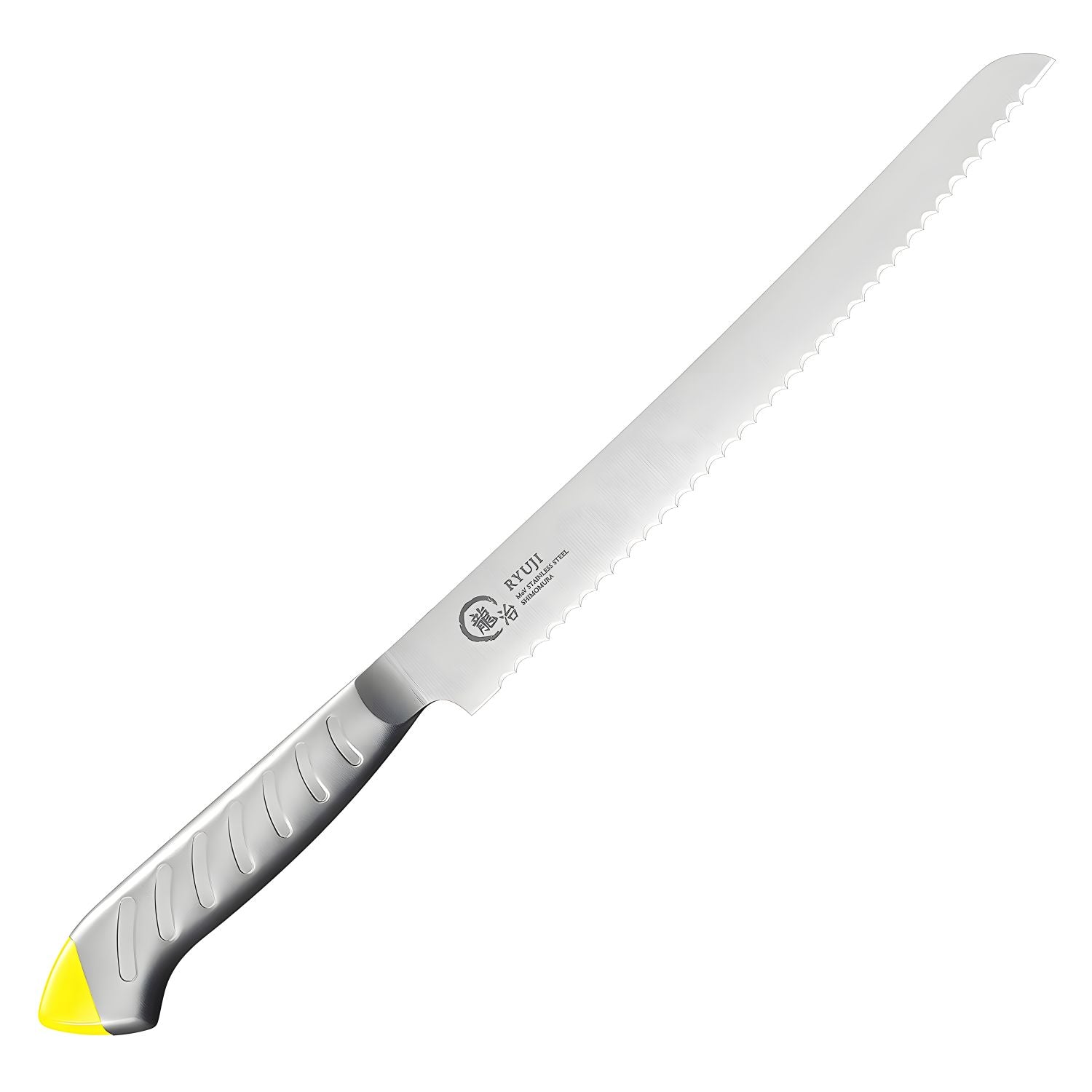 Ryuji Molybdenum Steel Bread Knife Yellow
