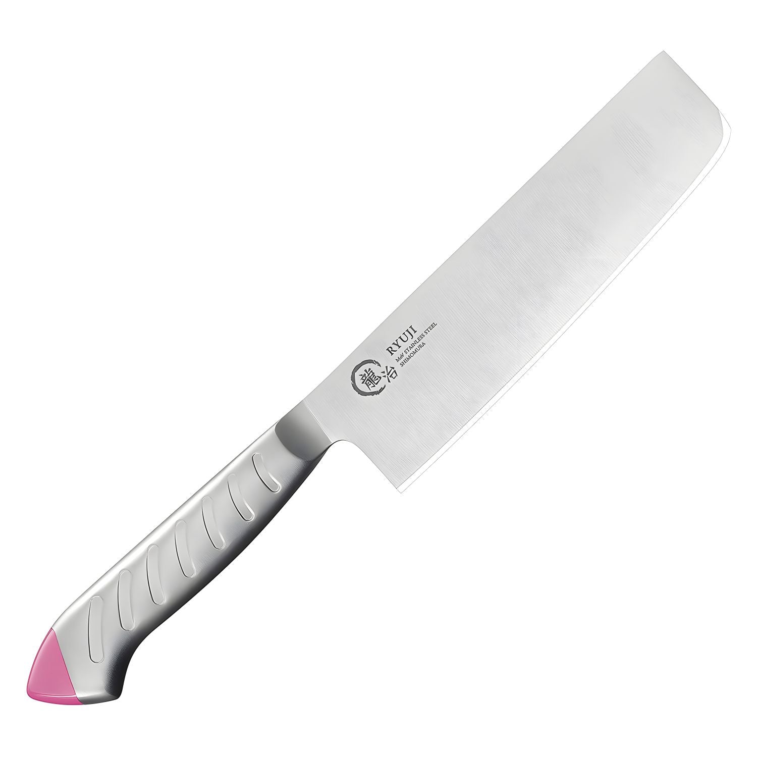 Ryuji Molybdenum Steel Nakiri Knife Pink
