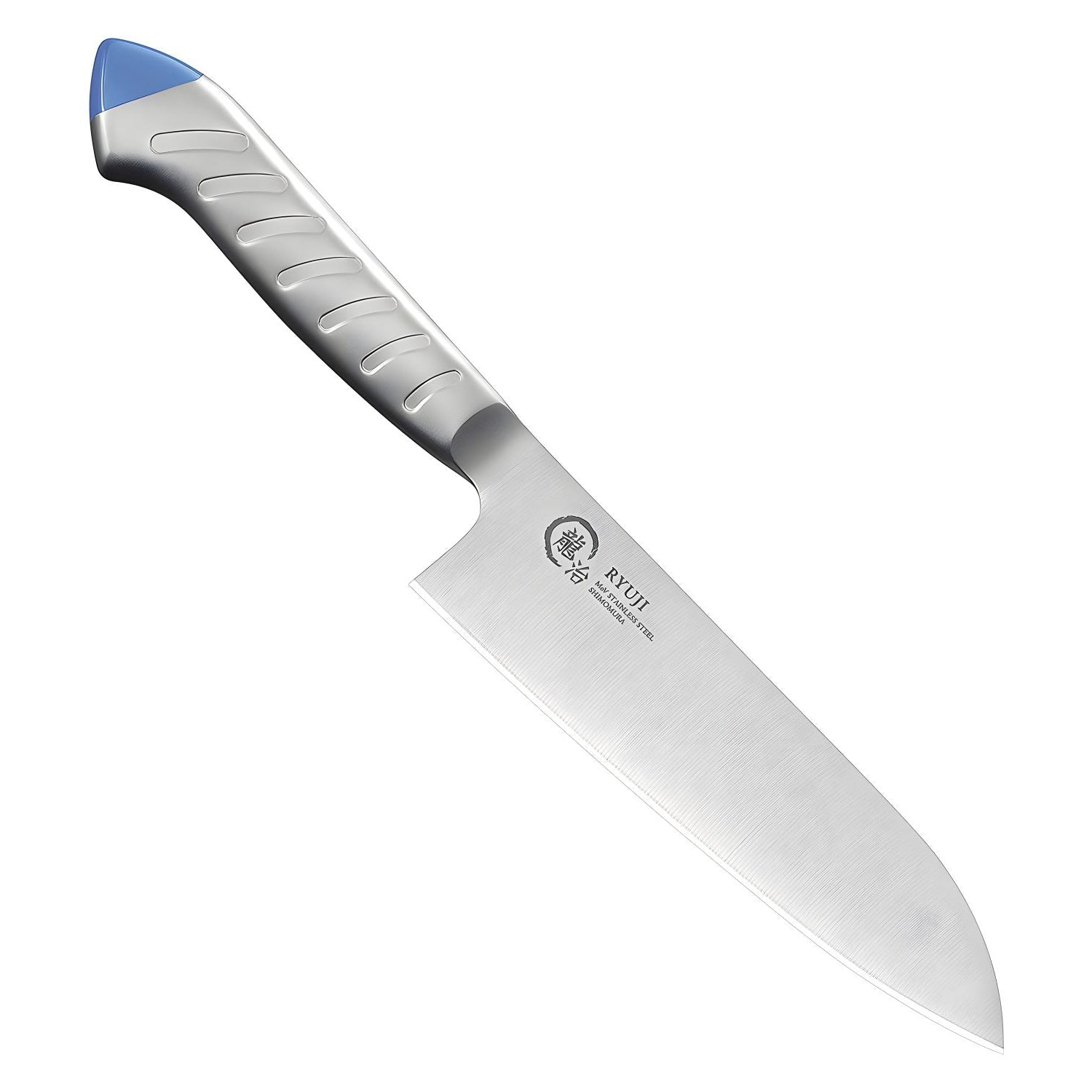 Ryuji Molybdenum Steel Santoku Knife Blue