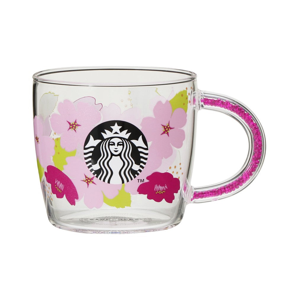 Sakura2024 Glass Mug 296ml | Starbucks Coffee Mugs