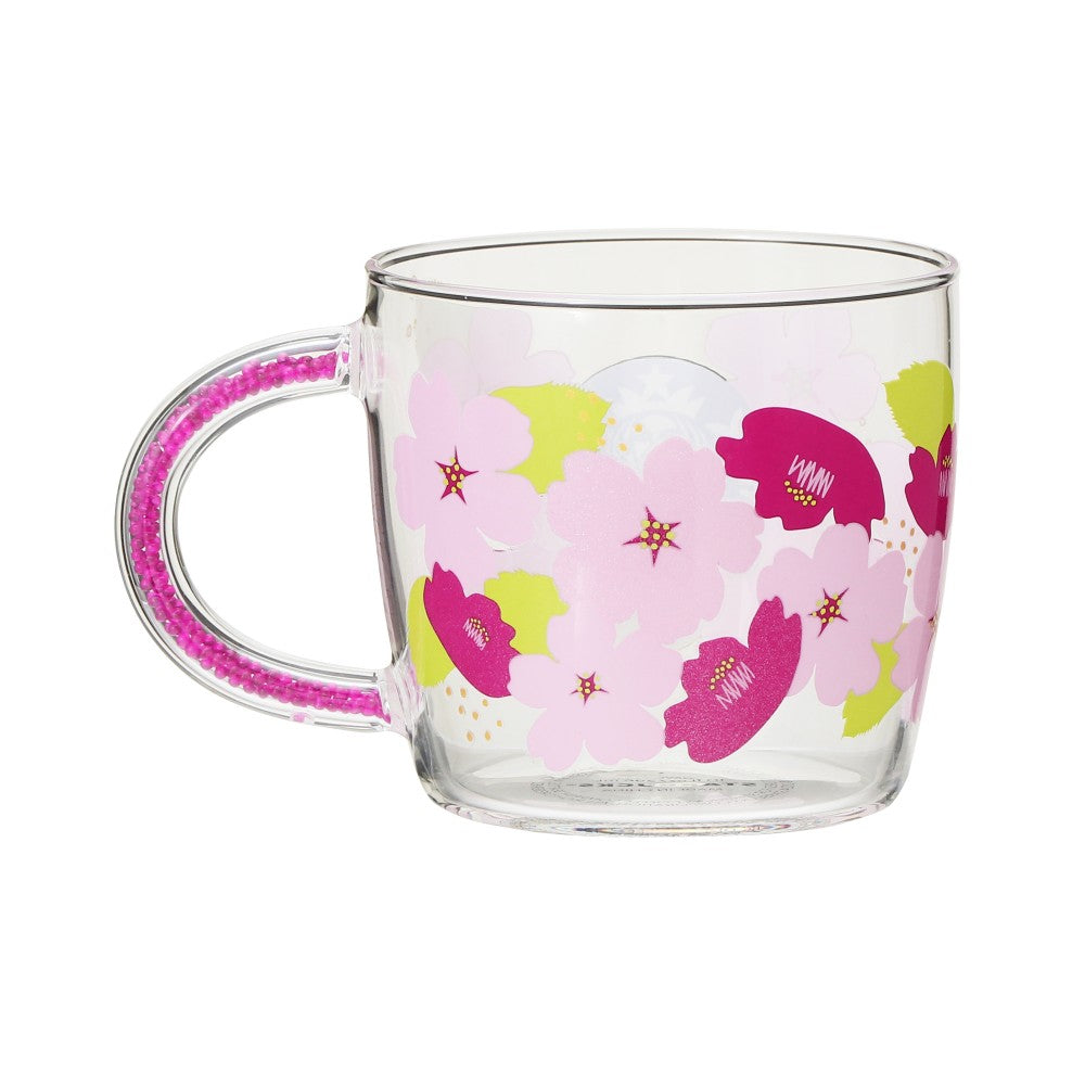 Sakura2024 Glass Mug 296ml | Starbucks Coffee Mugs
