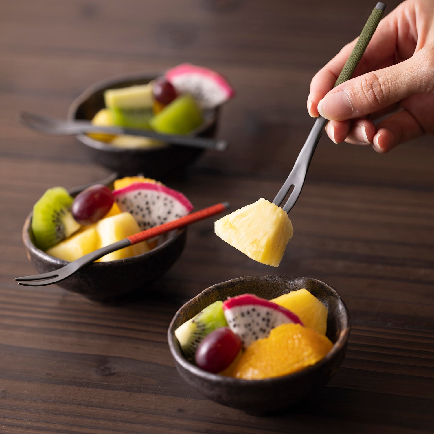 Sakurai J-Tone Stainless Steel Pick Fork Saya Black