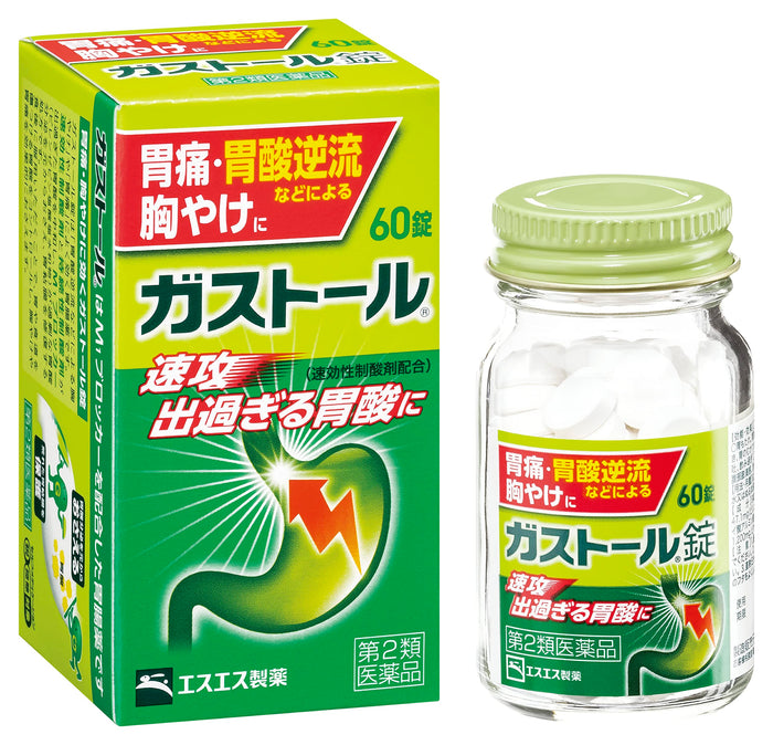 Gastor Tablets 60 Tablets Japan | Second-Class Otc Drugs Subject To Self-Medication Tax System