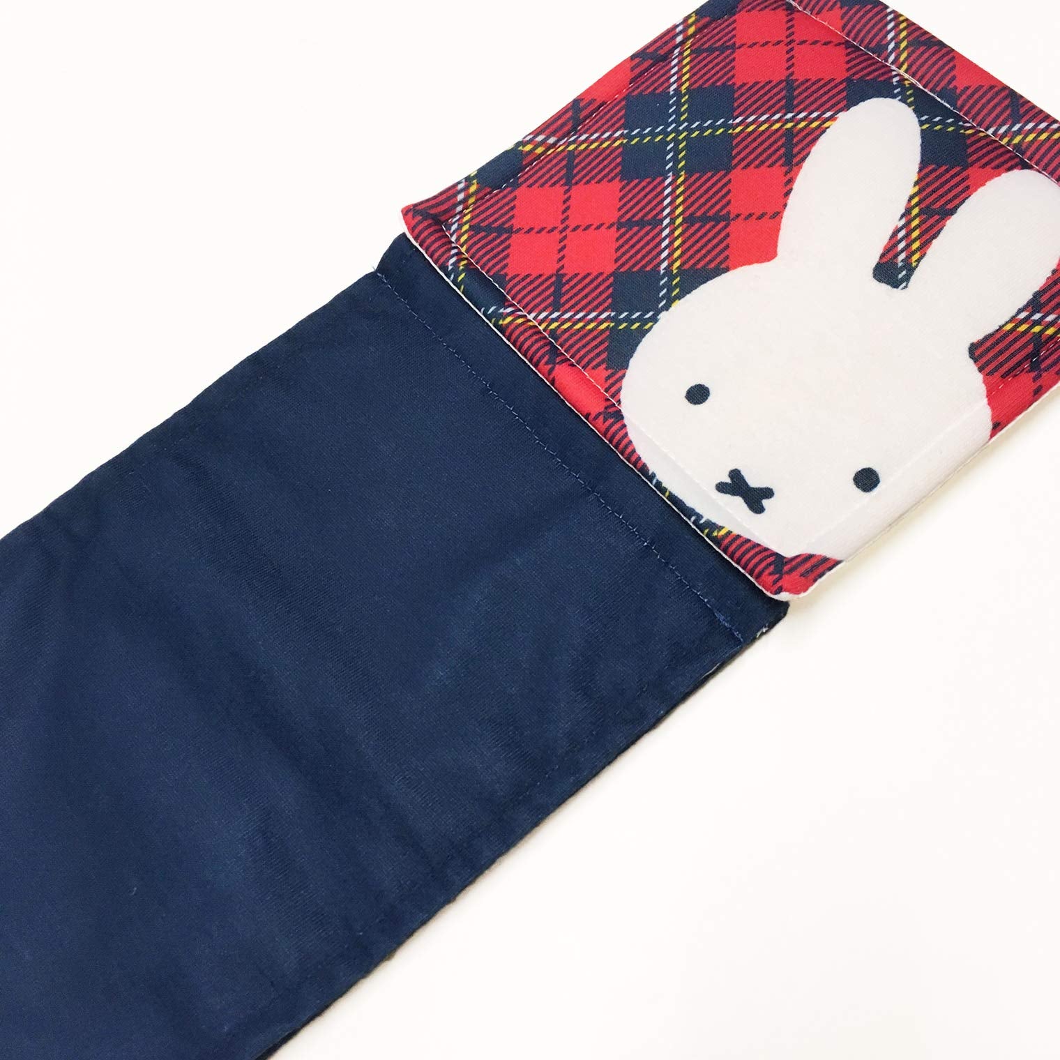 Senko Miffy Check Paper Holder Cover Red 61762 - Japan