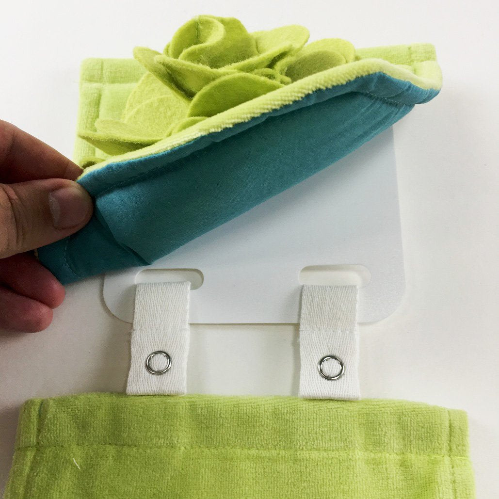 Senko Japan Sds Rose Paper Holder Cover Green 72462 W/ Rose Motif