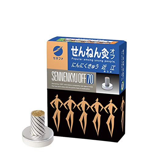 Moxibustion Off Garlic Omi Moxibustion 70 Pieces - Made In Japan