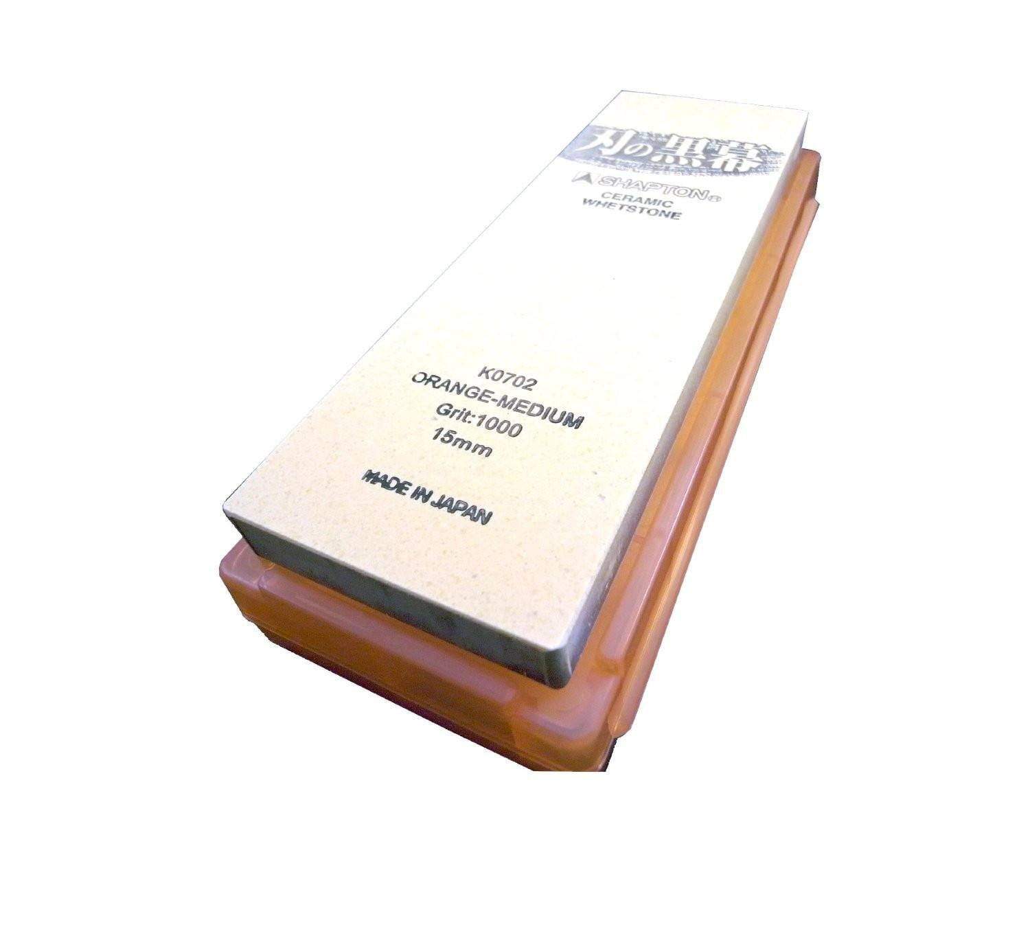 Shapton Kuromaku Ceramic Whetstone (Orange) Japan - Grit 1000