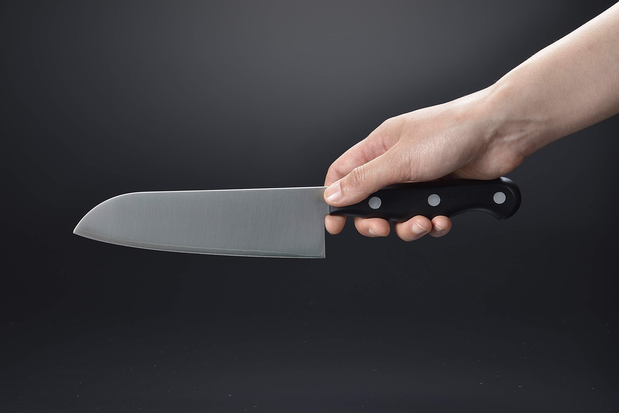 Shimomura Japan Murato Sharp Santoku Knife 145Mm Aus-10 Steel Dishwasher Safe Msp-103 Niigata Tsubamesanjo