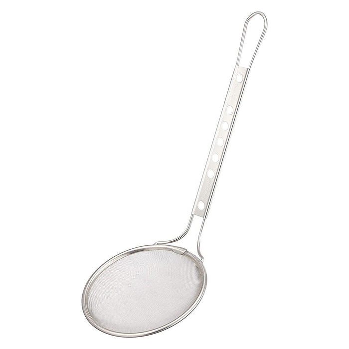 Shinetsu Works Japan 15Cm Round Stainless Steel Mesh Oil Skimmer Fine