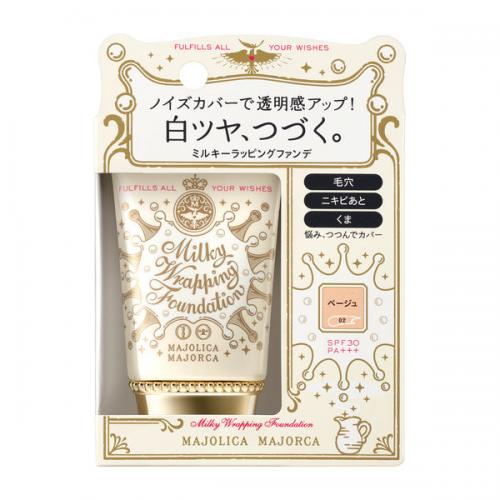 Shiseido Majolica Majorca Milky Wrapping Foundation 02 Beige SPF30 PA+++ 30g