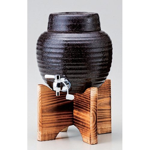 Setomono Honpo Shochu Server Tenmoku Multi Server 2.8L Japan 18X19Cm 2800Cc