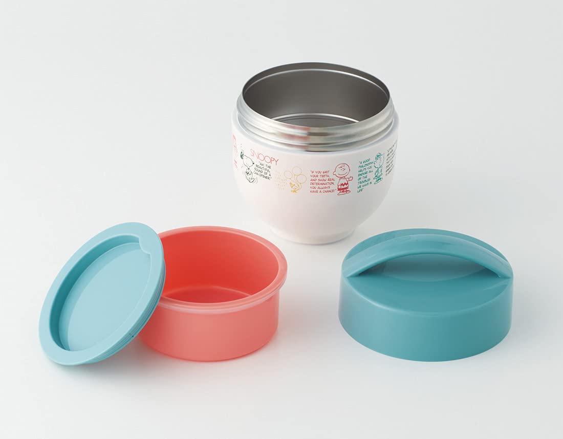 Skater Bento Box Bowl Lunch Jar 540Ml Japan Anti-Bacterial Insulated Snoopy Awesome