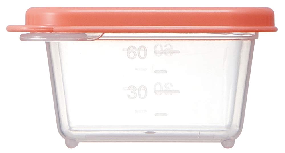 Skater Japan Mini Seal Container Storage Set Of 6 With Rack Mmstr1 3 Colors 60Ml