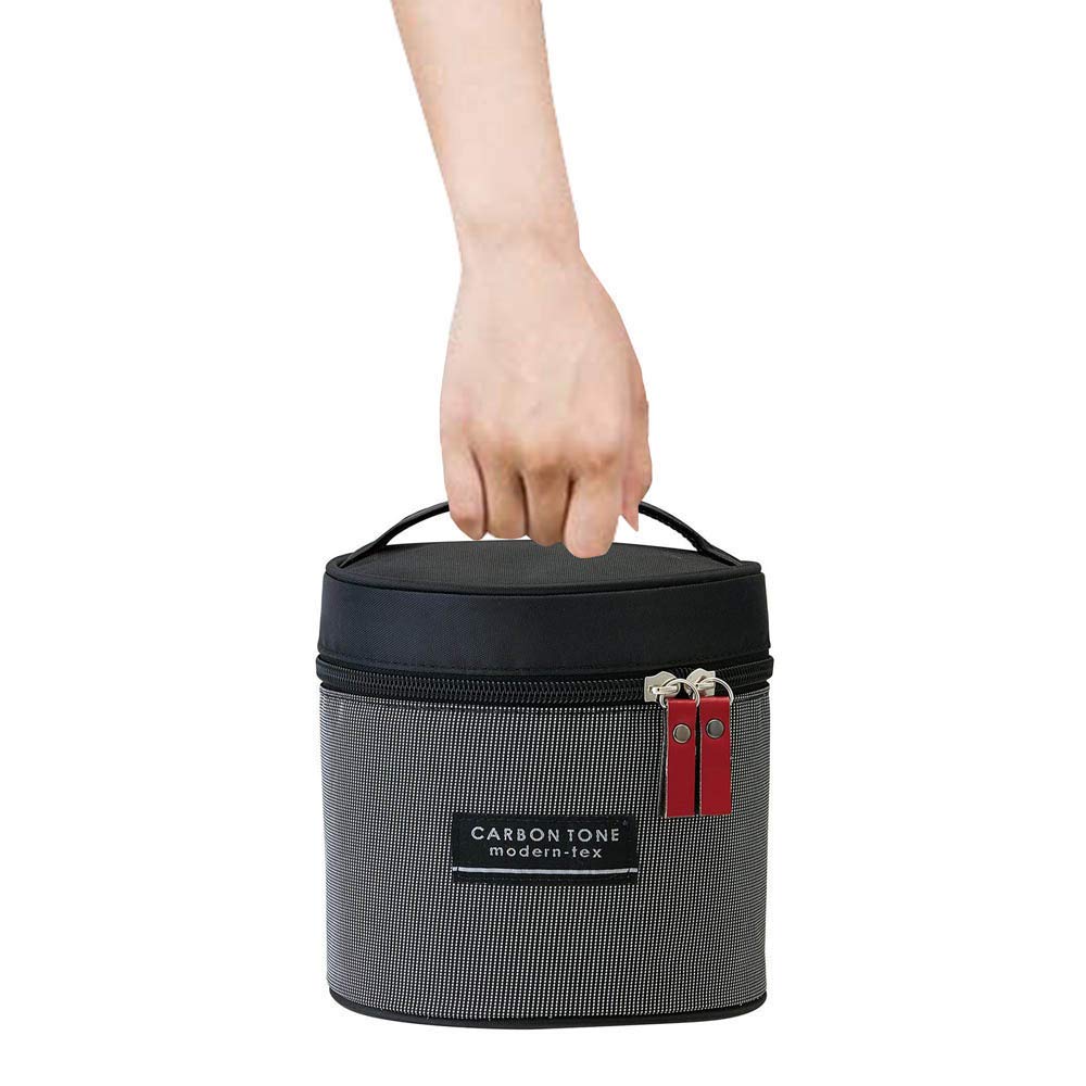 Skater Japan Thermal Lunch Box Bowl 840Ml Carbon Tone Lunch Bag Stlb2 Kbst2