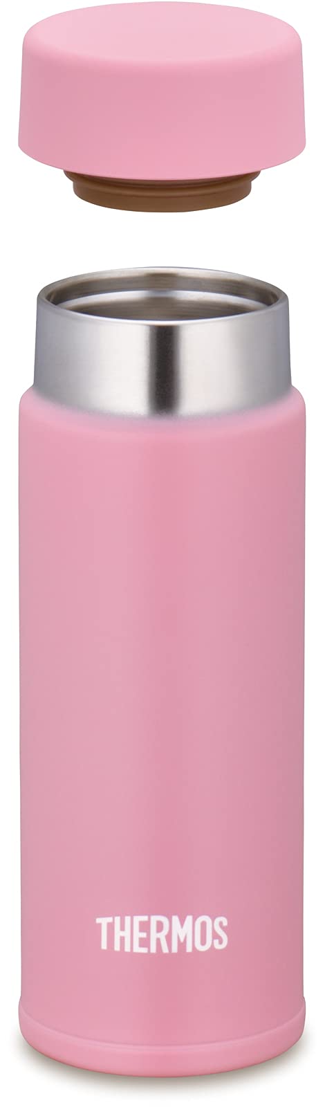 Thermos 120ml Insulated Water Bottle Compact Vacuum Pocket Mug in Pink
