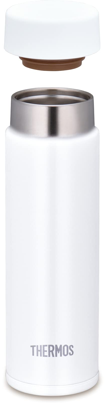 Thermos 150ml Vacuum Insulated Water Bottle Small Portable White Pocket Mug