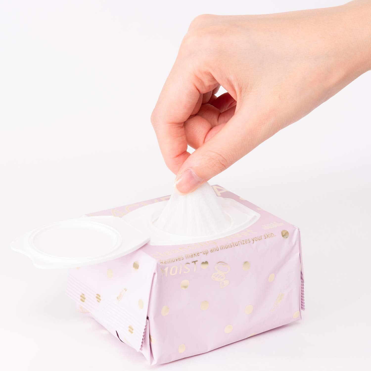 Kose Softimo Lachesca Moist Cleansing Sheet 50 Sheets - Removes Makeup And Moisturizes Your Skin