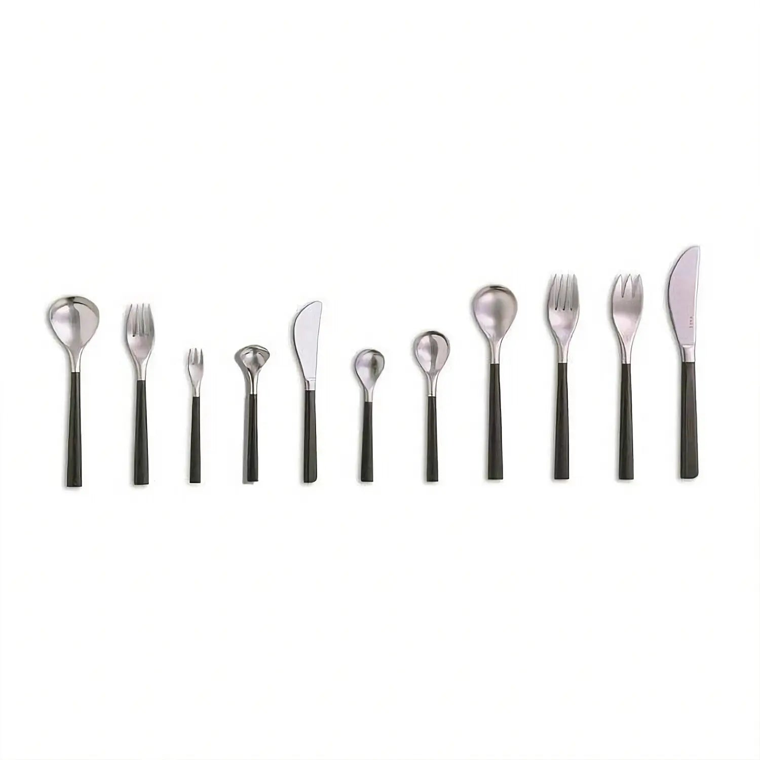 Nihon Yoshokki Japan Black Handle Sugar Ladle 12.7Cm