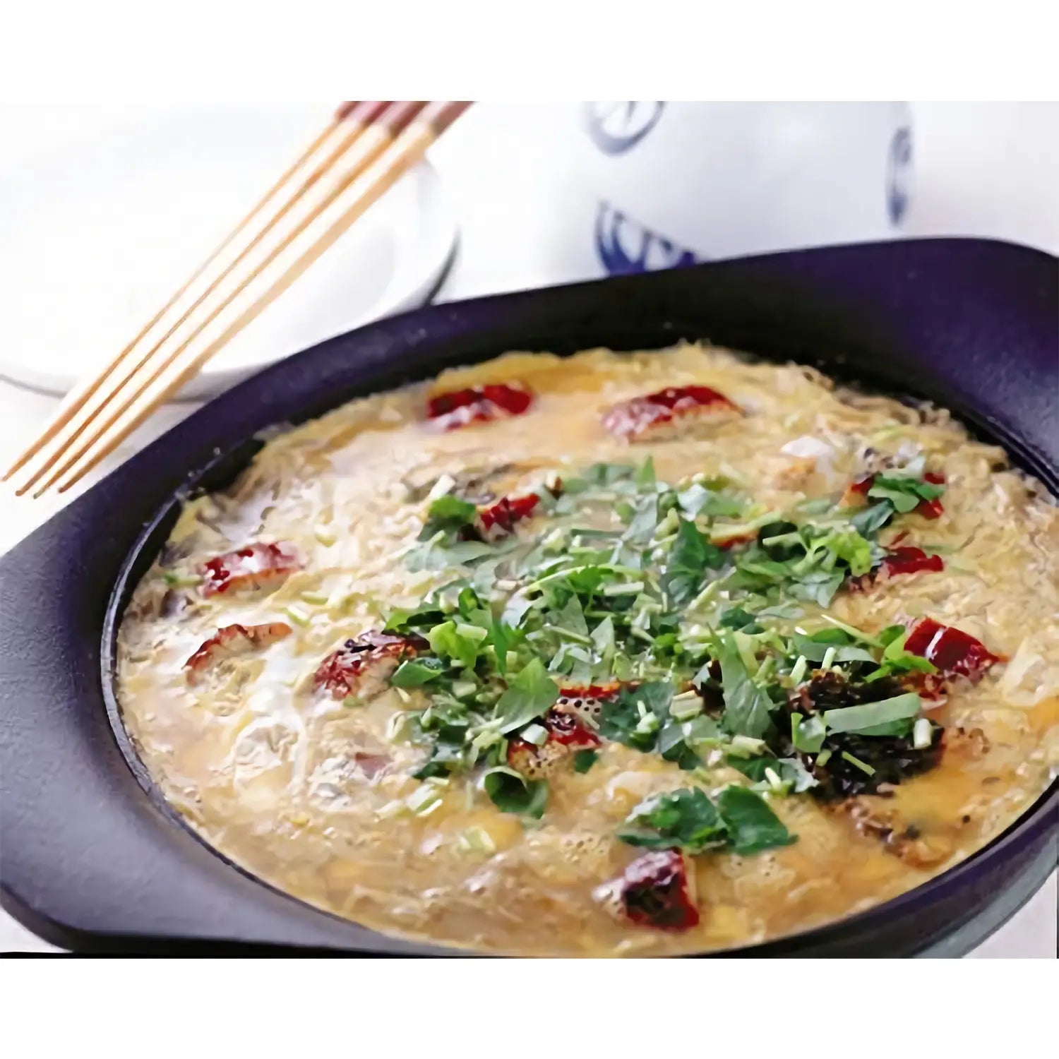 Nihon Yoshokki Cast Iron Induction Oil Pan Griddle 22Cm Japan W/ Steel Lid