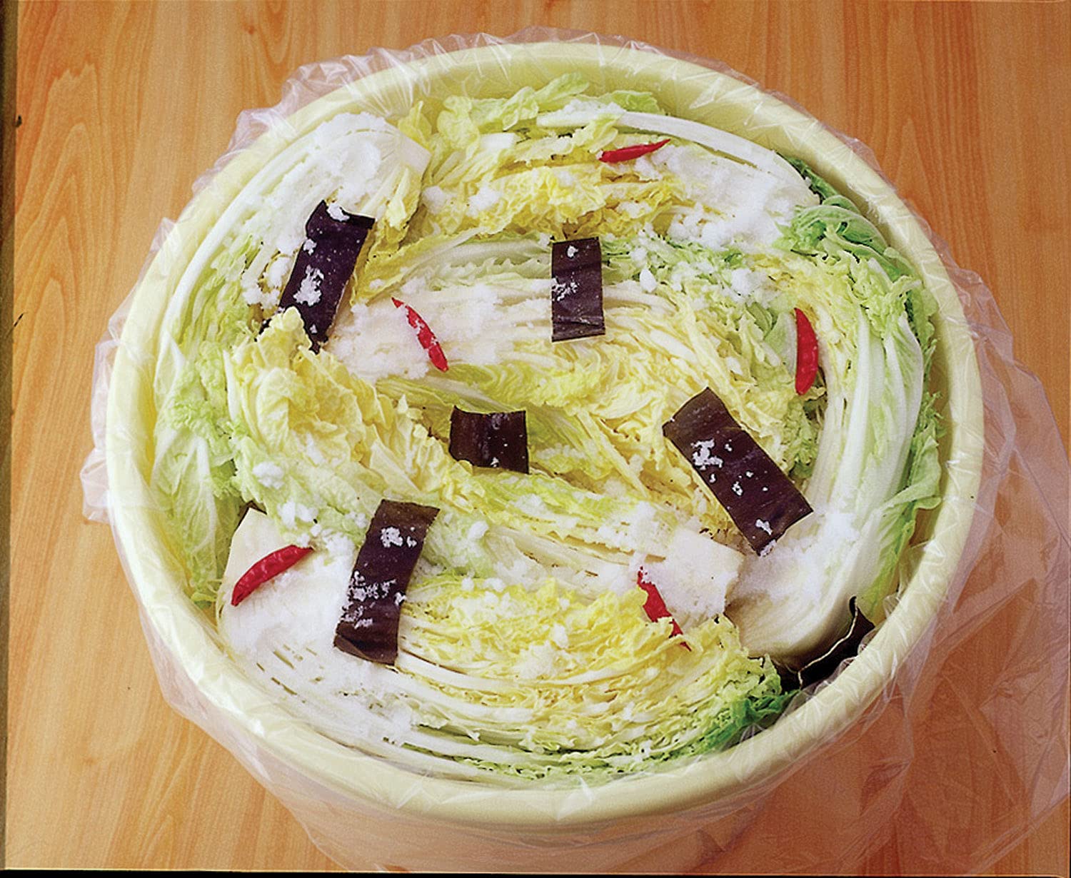 Squirrel 10L Ivory Round Pickles Barrel With Lid Ni10 Type - Made In Japan - Sanitary Test Passed