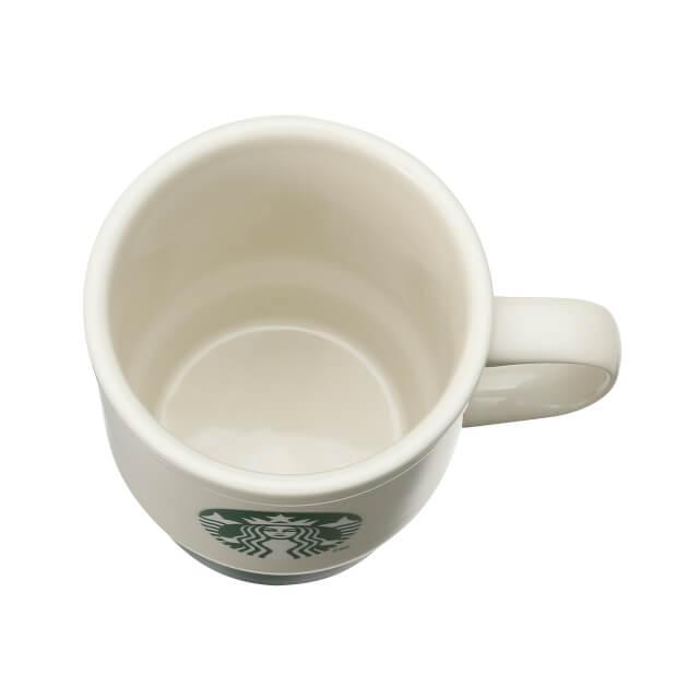 Starbucks Stacking Mug Green 355ml - Environment-Friendly Starbucks Mugs In Japan