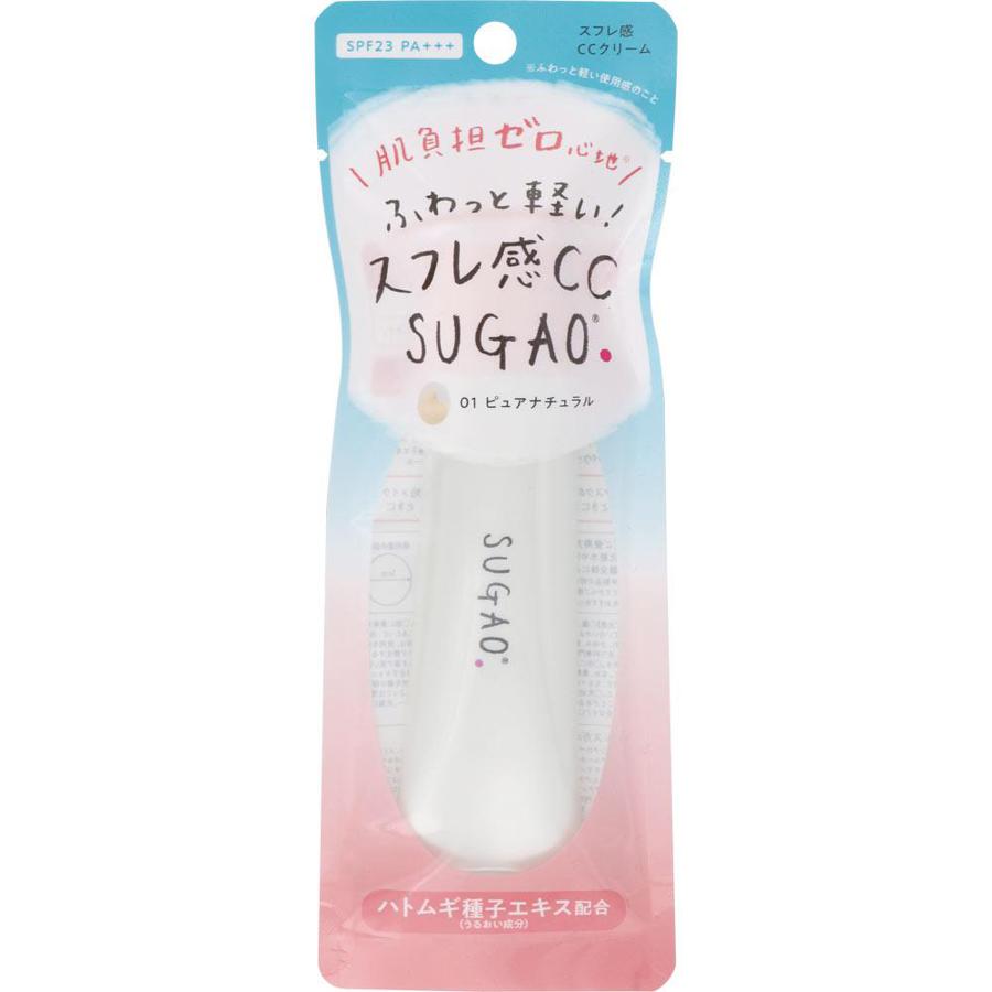 Rohto Sugao Cc Cream SPF23 PA+++ Pure Natural Color 25g