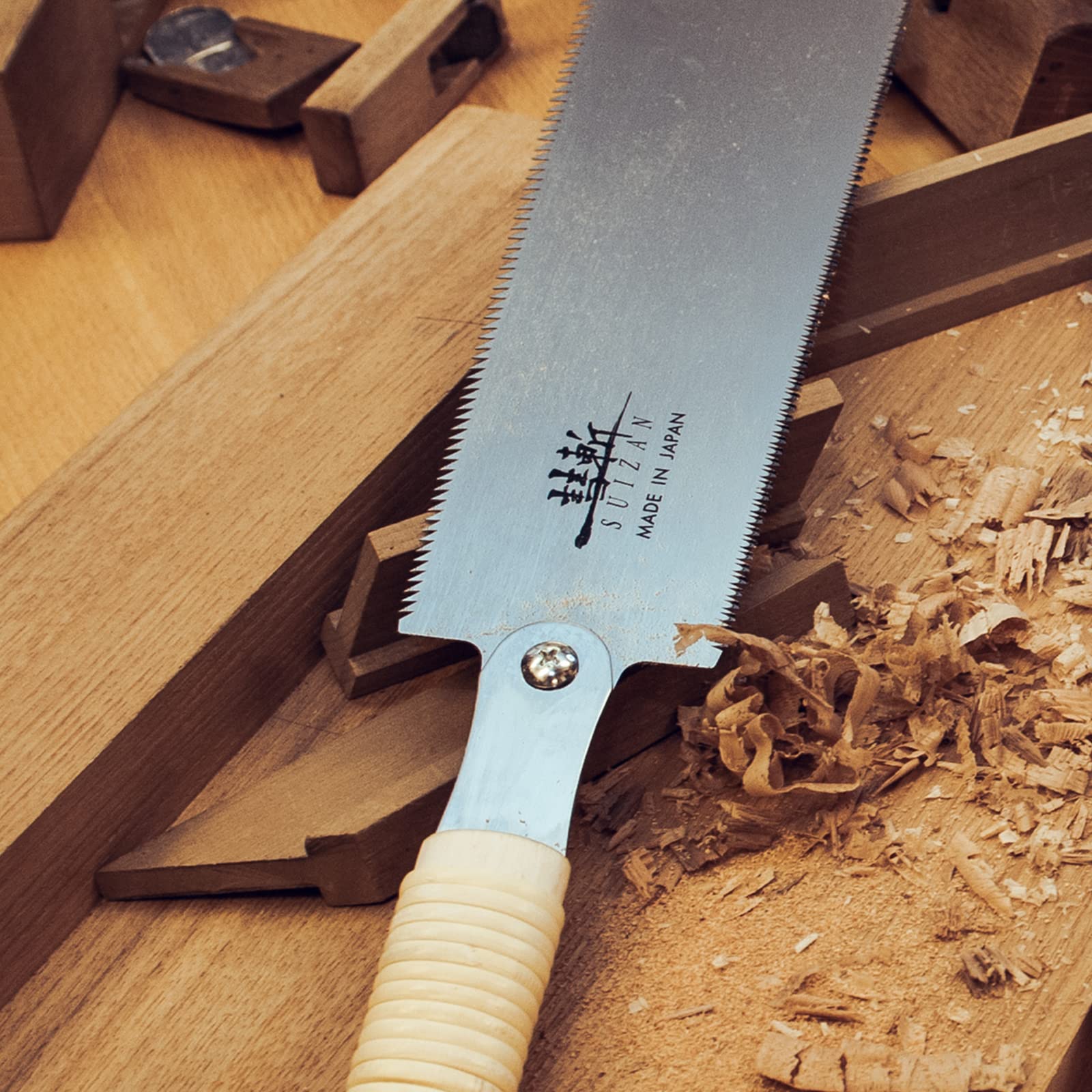 Suizan Double-Edged Saw 240Mm Replaceable Blade Japan For Woodworking