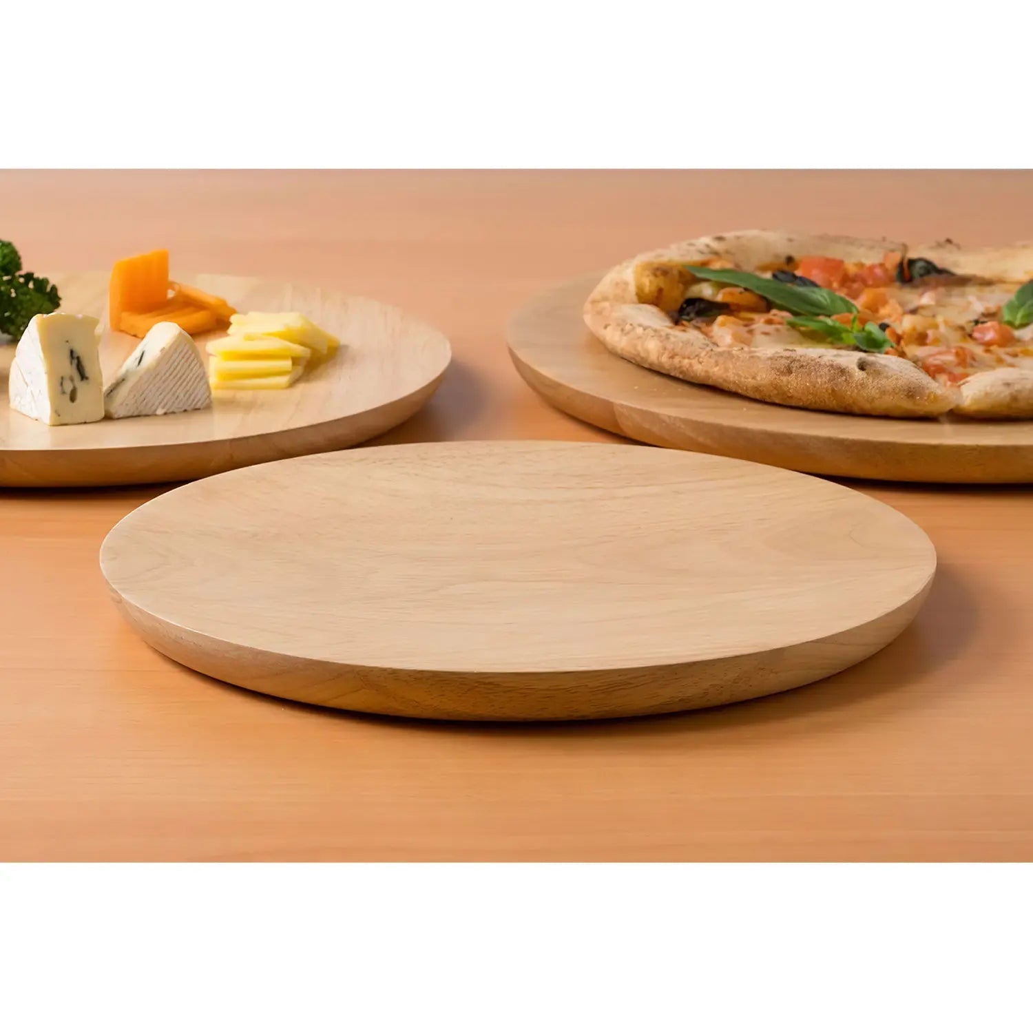 Swanson Rubberwood Pizza Serving Plate 33cm