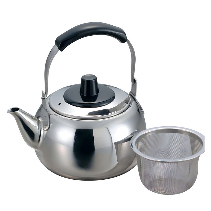 Takei-Kibutsu Stainless Steel Steel Kyusu Teapot