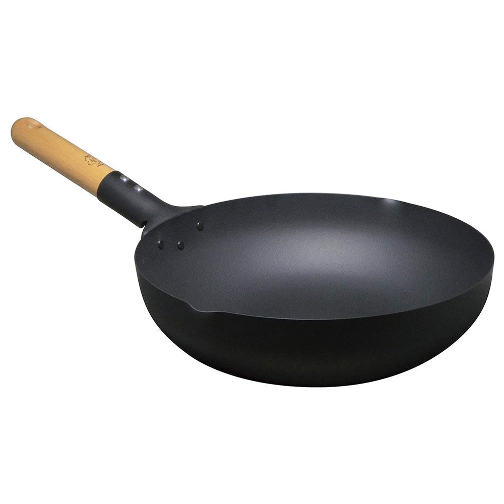 Takumi Japan Magma Plate Iron Stir Frying Pan 28cm