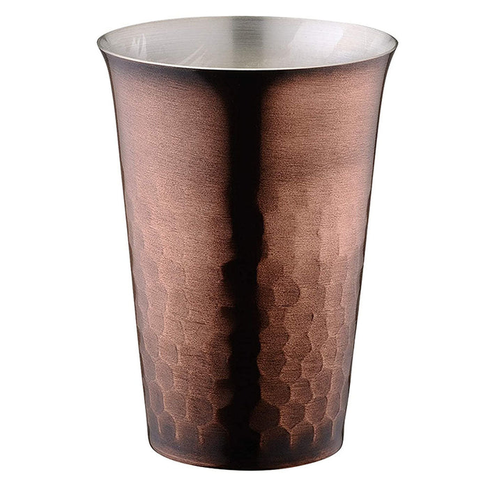 Tanabe Copper Guinomi Sake Cup Hammer Finish Bronze Finish