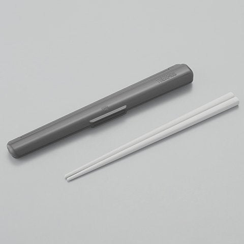 Thermos Japan Insulated Lunch Box/ Chopsticks & Case Matte Black (Dbq-360/500)