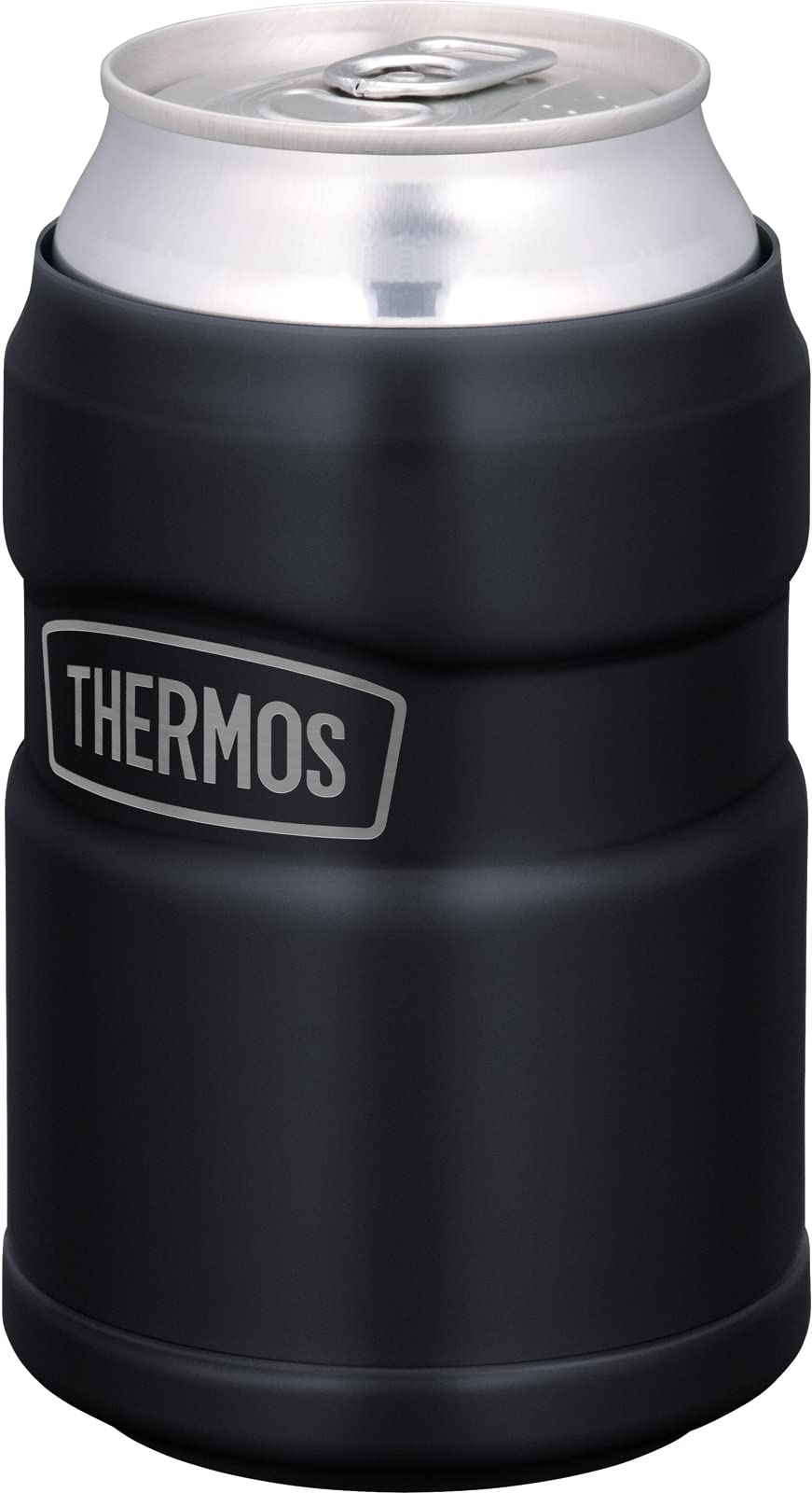 Thermos Outdoor Series Matte Black Cold Can Holder for 350ml 2-Way Type Rod-0021 Mtbk