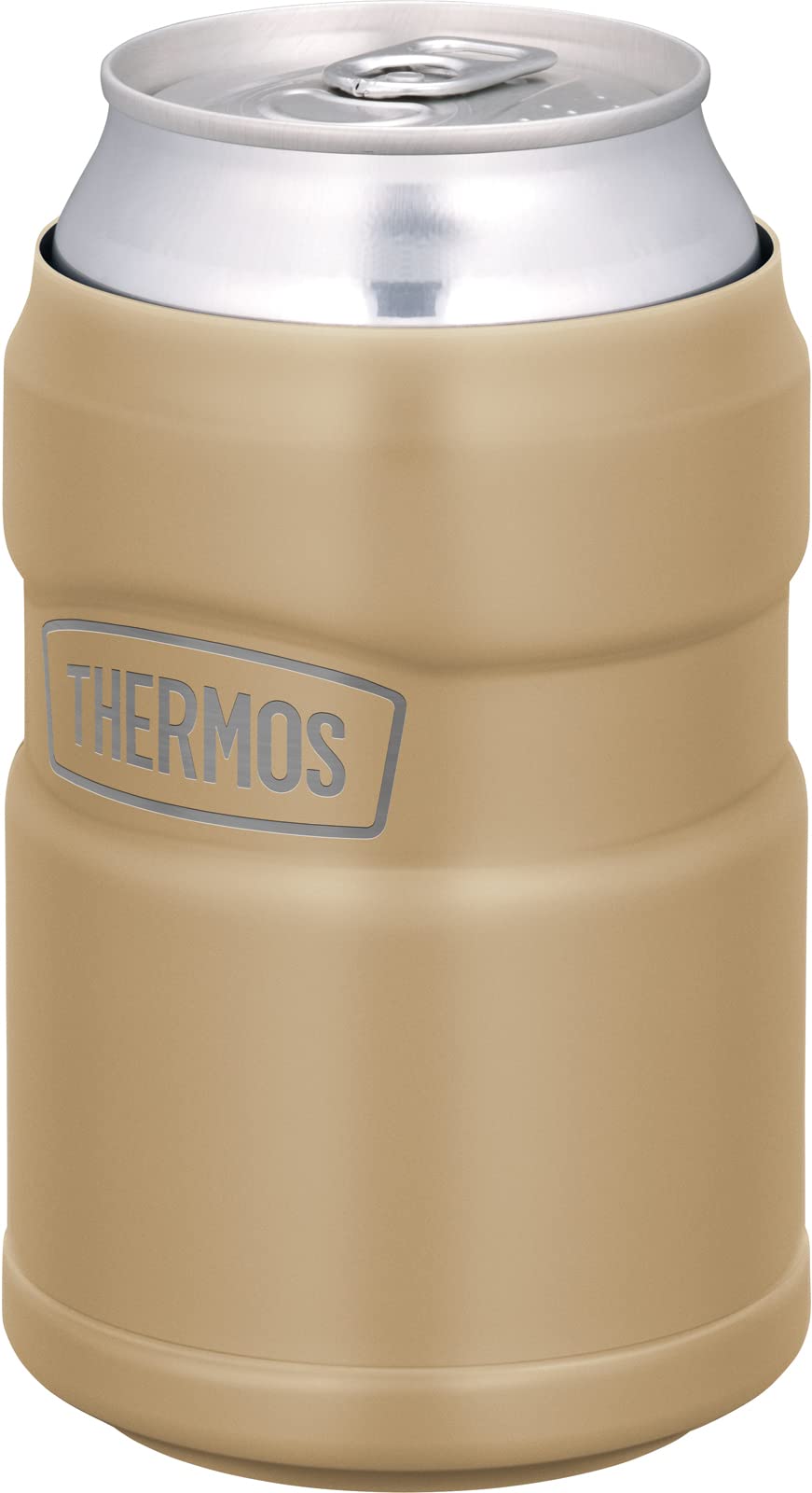 Thermos 2Way Cold Can Holder 350ml Capacity Outdoor Series Sand Beige Rod-0021