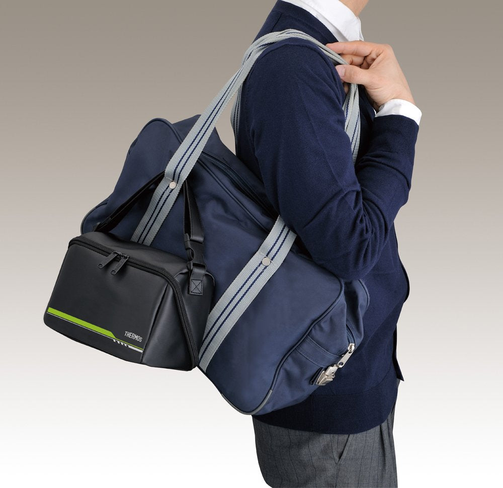 Thermos Japan Thermal Insulated Lunch Box 1 Go Matte Black Dbq-502 Mtbk