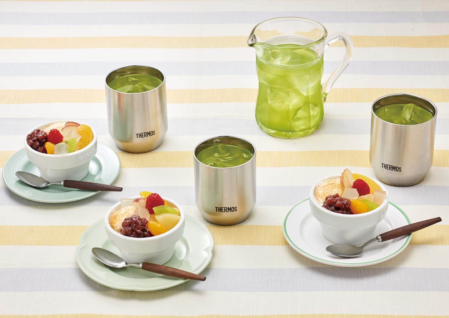 Thermos Vacuum Insulated Cup 360Ml Stainless Steel Set Of 2 Japan Jdh-360P