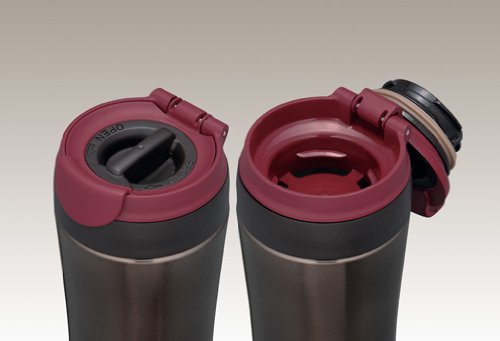 Thermos Vacuum Insulated 0.4L Black Mobile Phone Tumbler Jnd-400Bk | Made In Japan