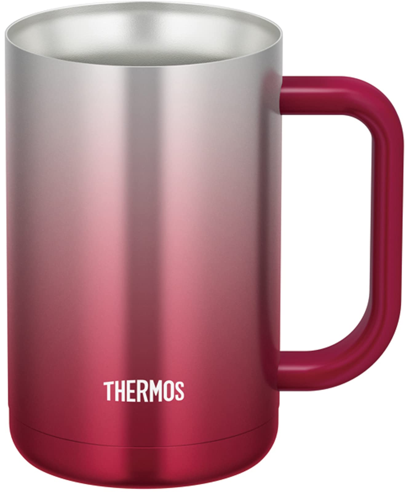 Thermos Sparkling Red Vacuum Insulated Mug 600ml - Model JDK-600C