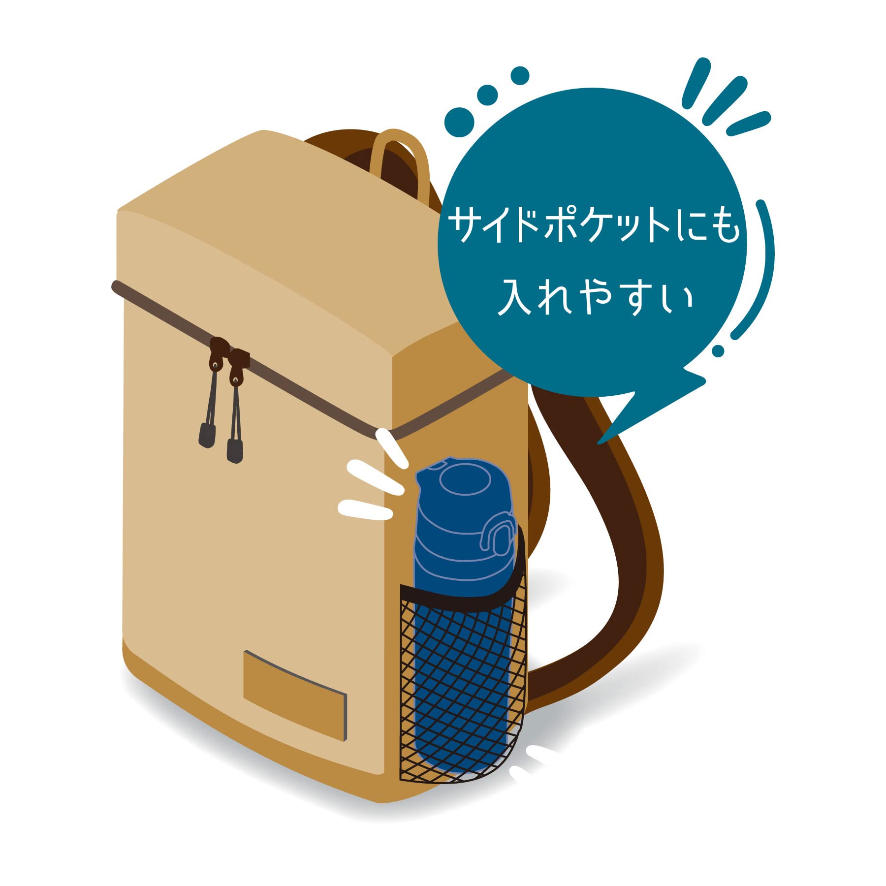 Thermos JNT-552 Navy Vacuum Insulated Mobile Mug 550ml Water Bottle