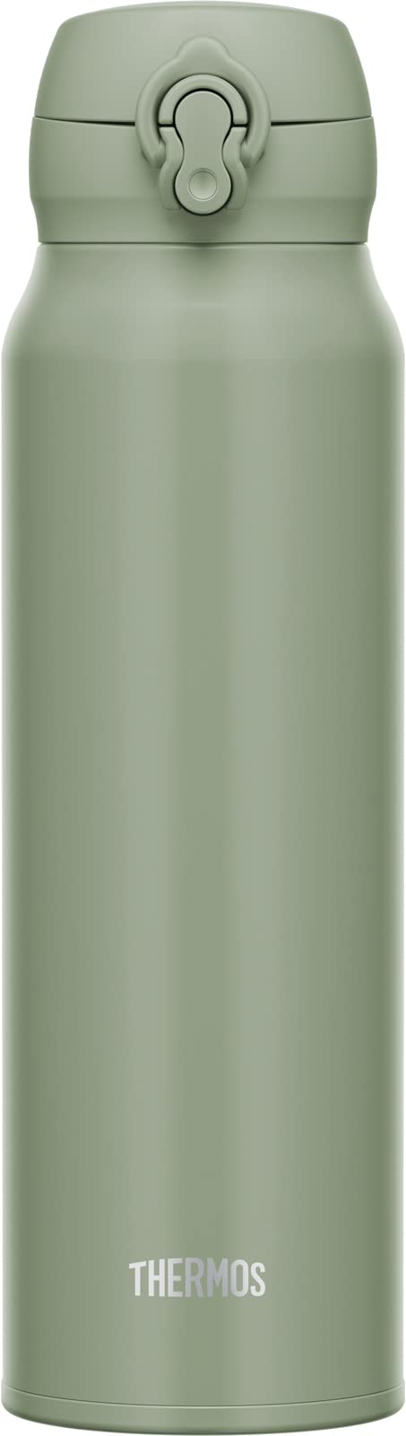 Thermos 750ml Mobile Vacuum Insulated Water Bottle Smoked Khaki with Easy Clean Spout