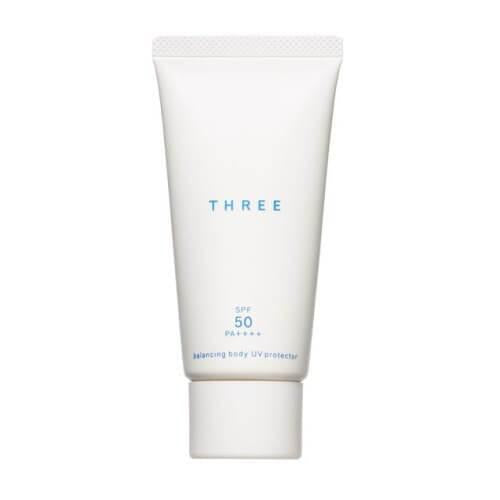 THREE Balancing Body UV Protector with 94% Naturally-Derived Ingredients (80ml)