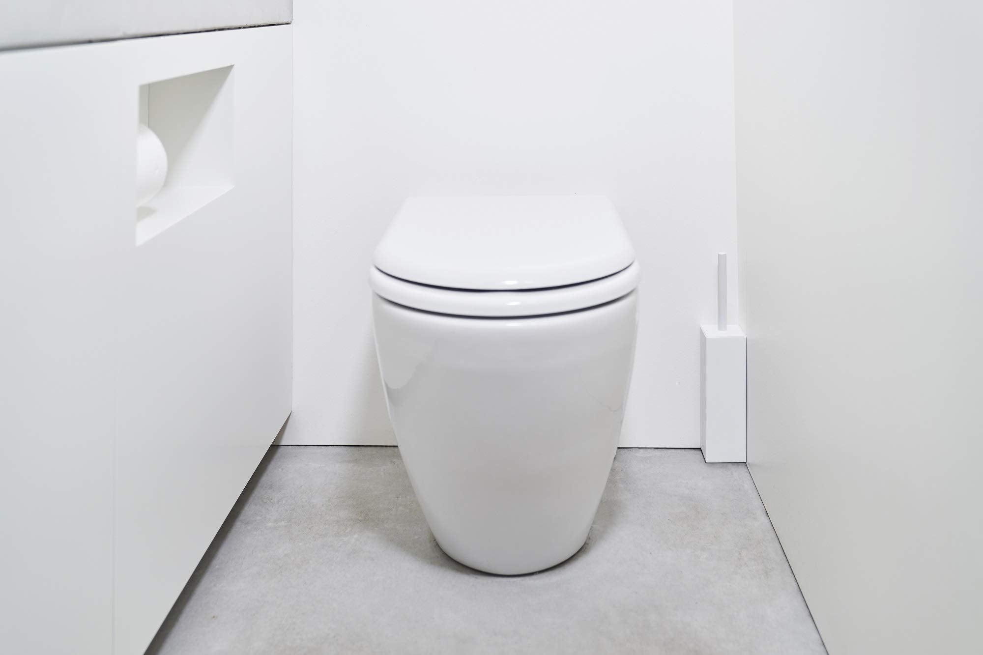 Tidy Japan Platawa 4 Toilet Compact White Cl-665-521-7 W6.6Xd6.6Xh33Cm