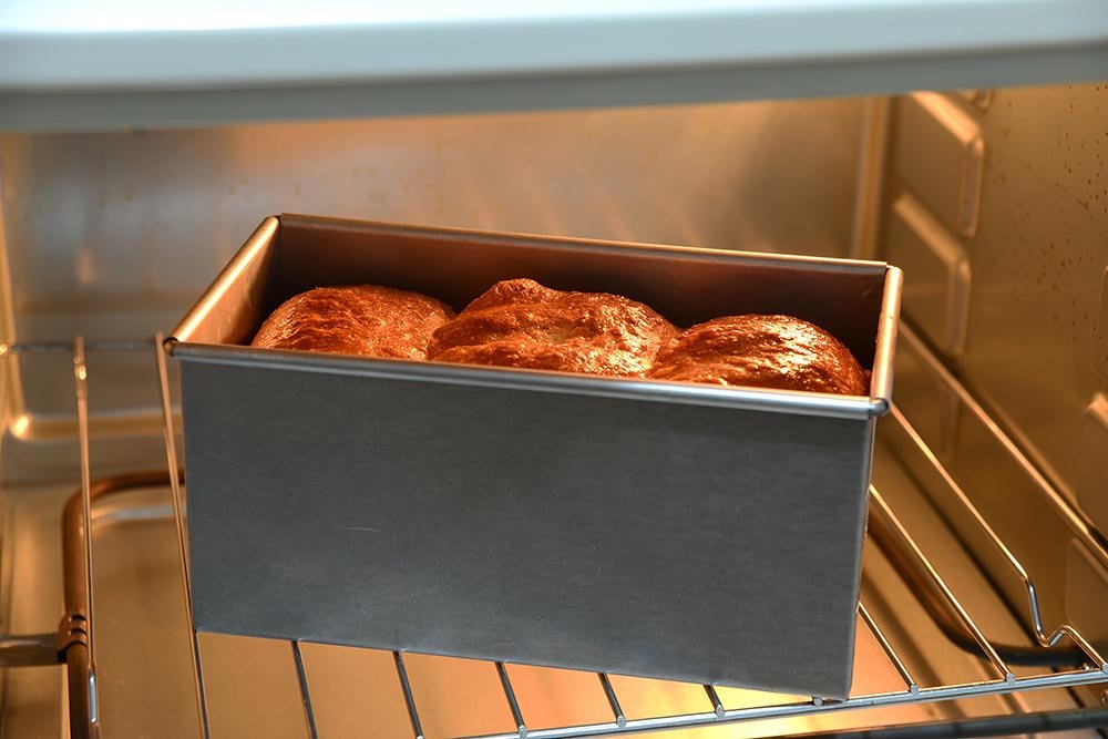 Tiger Crown Japan Bread Mold Silver 96X192X97Mm 1.0 Loaf Aluminized Sliding Lid 1660