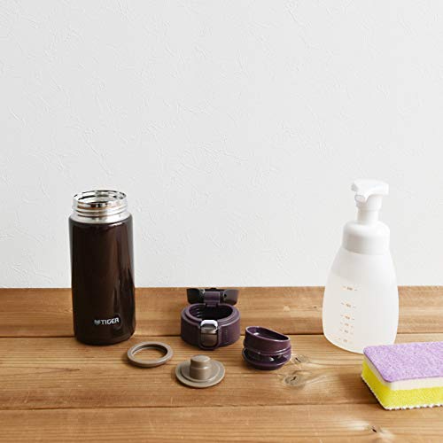 Tiger Thermos Mug Bottle 360Ml Chocolate Brown From Japan - Sahara Mmj-A361-Tc