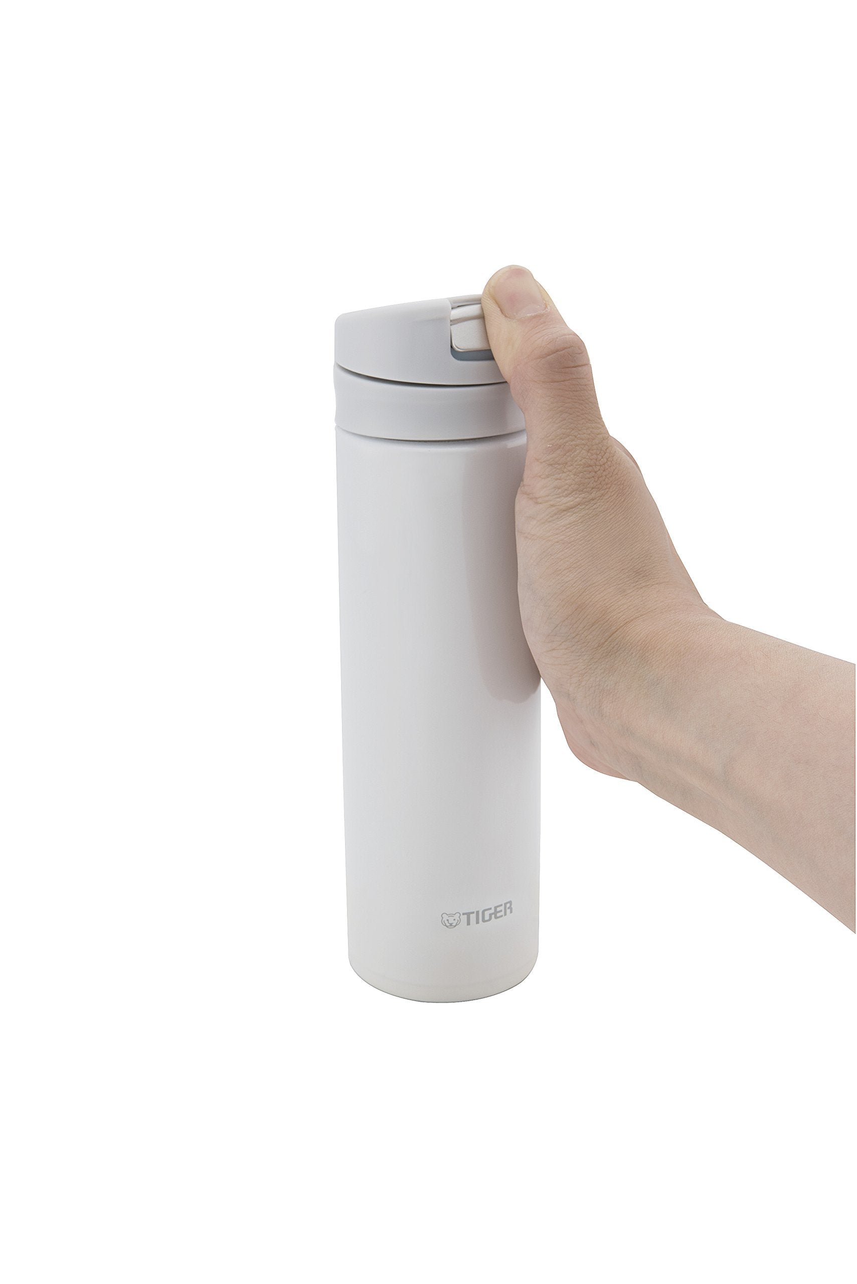 Tiger Thermos 300Ml Direct Drink Stainless Steel Sahara Mug Lightweight Yume Gravity Snow White Mmx-A030-Ww Japan